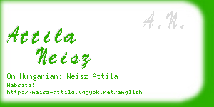 attila neisz business card